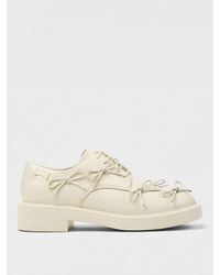 Camper - Dean Leather Derby Shoes With Applied Bows - Lyst