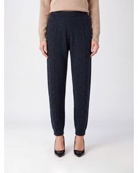 Fabiana Filippi - High-Waisted Straight-Leg Knit Trousers - Lyst