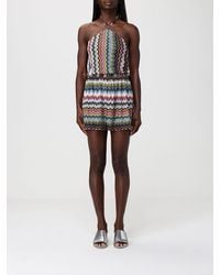 Missoni - Lurex Viscose Zig-Zag Pattern Shorts - Lyst