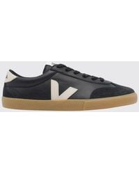 Veja - Volley O.T. Leather Low-Top Sneakers With Contrast Logo - Lyst
