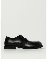 Moschino - Leather Derby Shoes - Lyst