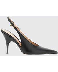 Gianvito Rossi - Sofia Slingback-Pumps Aus Leder Mit Skulpturalem Absatz - Lyst