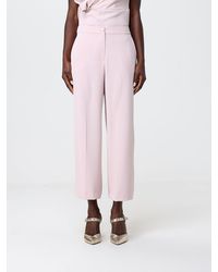 Hanita - Crepe Cropped Trousers - Lyst