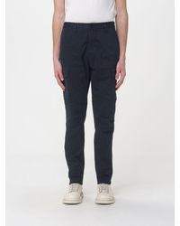 Stone Island - Cotton Cargo Trousers - Lyst