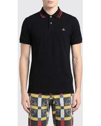 Vivienne Westwood - Cotton Polo Shirt With Logo - Lyst