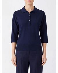 Lisa Yang - Relaxed Fit Pure Cashmere Short-Sleeved Knitted Polo - Lyst