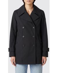 Save The Duck - Double-Breasted Trench Coat - Lyst