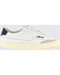 Autry - Windscape Bicolor Leather And Suede Low-Top Sneakers - Lyst