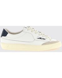 Autry - Windscape Bicolor Leather And Suede Low-Top Sneakers - Lyst
