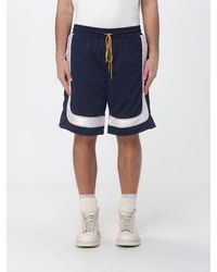 Rhude - Bicolor Polyester Sports Shorts With Side Bands - Lyst