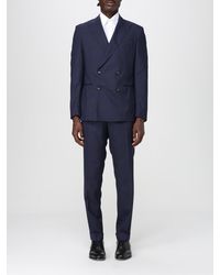 BOSS - Virgin Wool Double-Breasted Dress - Lyst