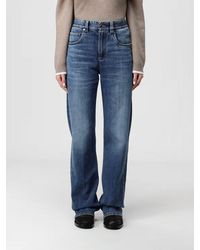 Brunello Cucinelli - High-Waisted Straight-Leg Jeans - Lyst