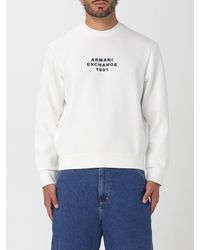ARMANI EXCHANGE - Felpa A Girocollo Con Logo - Lyst