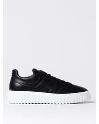 Hogan - H-stripes Sneakers In Leather With Logo - Lyst