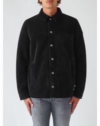 Colmar - Single-Breasted Velvet Overshirt With A Classic Collar And Button Closure - Lyst