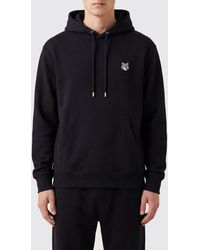 Maison Kitsuné - Maison Kitsun&Eacute Chillax Fox Logo Cotton Hoodie With Kangaroo Pocket - Lyst