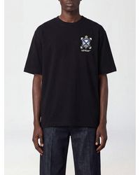 Off-White c/o Virgil Abloh - Jewel Arrow Skate Cotton T-Shirt With Rear Logo - Lyst