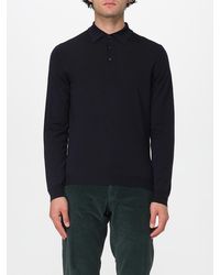 Zanone - Virgin Wool Knit Polo Shirt - Lyst