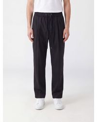 Dolce & Gabbana - Dolce &Amp Gabbana Cotton Trousers With Elasticated Drawstring Waistband - Lyst