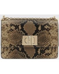 Furla - 1927 Printed Goatskin Shoulder Bag - Lyst