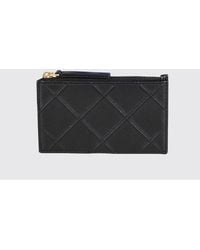 Tory Burch - Fleming Quilted Nappa Leather Card Holder - Lyst