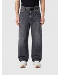 Sacai - Wide Leg Denim Jeans - Lyst