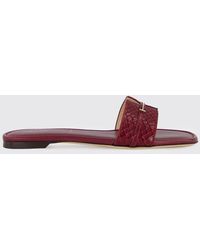 Tom Ford - Python Print Leather Mules - Lyst