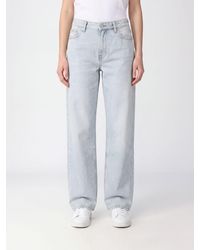 Calvin Klein - High-Waisted Wide-Leg Jeans - Lyst