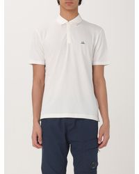 C.P. Company - Basic Polo Shirt With Mini Logo - Lyst