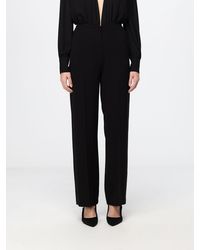 Hanita - High-Waisted Wide-Leg Crêpe Palazzo Trousers - Lyst