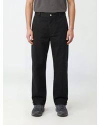 Off-White c/o Virgil Abloh - Straight Fit Cotton Trousers With Belt Loops - Lyst