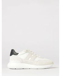 Hogan - Interactive³ Suede And Leather Sneakers - Lyst