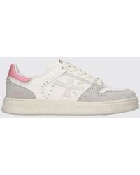 Premiata - Quinnd Perforated Leather Sneakers - Lyst