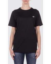 New Balance - Recycled Polyester T-Shirt With Logo - Lyst