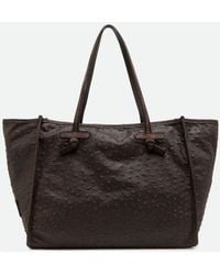 Gianni Chiarini - Marcella Embossed Calfskin Leather Shoulder Bag With Logo - Lyst