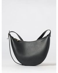 Longchamp - Le Foulonné Toile Half-Moon Leather Shoulder Bag - Lyst