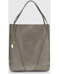 Chloé - Chlo&Eacute Grained Leather Spin Bag - Lyst