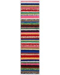 Celine - Striped Alpaca Mouliné And Wool Scarf - Lyst