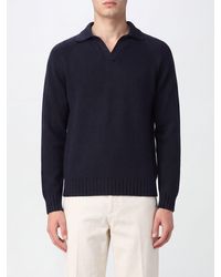 Zanone - Knit Polo Jumper - Lyst