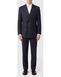 Tom Ford - Double-Breasted Pure Wool Suit With Peak Lapels - Lyst