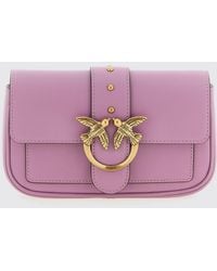 Pinko - Love Bag One Simply Leather Bag - Lyst