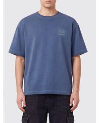 Off-White c/o Virgil Abloh - Cotton T-Shirt With Arrow Logo Print And Dropped Shoulders - Lyst
