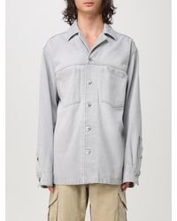 Bottega Veneta - Hemdjacke Aus Denim - Lyst