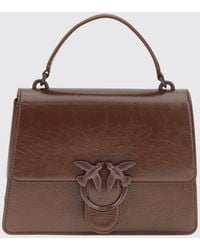 Pinko - Love One Classic Leather Bag - Lyst