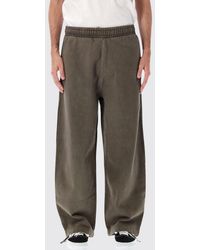 Obey - Wide-Leg Cotton Jersey Jogger Trousers With Drawstring - Lyst