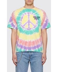 GALLERY DEPT. - Tie-Dye Cotton T-Shirt With Contrasting Logo - Lyst