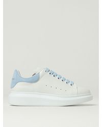 McQueen - Oversize Leather Sneakers - Lyst