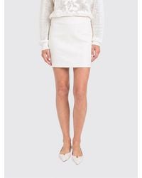 Twinset - Embroidered Viscose Blend Mini Skirt - Lyst