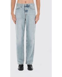 Haikure - Cotton Denim Straight Jeans - Lyst