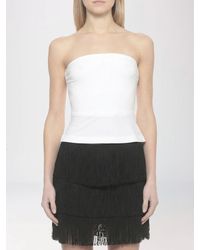 Norma Kamali - Polyester Bandeau Top - Lyst